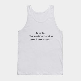 Narcissist Ex Tank Top